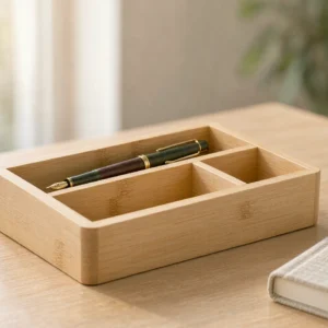 Bamboo Desk Organiser