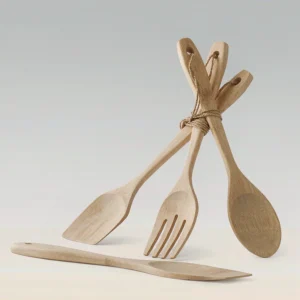 Teak Spoon Set